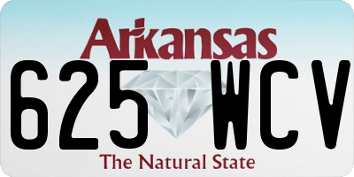 AR license plate 625WCV