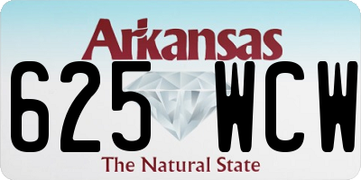 AR license plate 625WCW
