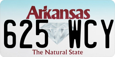 AR license plate 625WCY