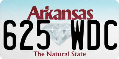 AR license plate 625WDC