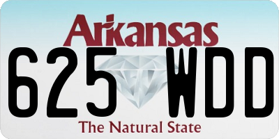 AR license plate 625WDD