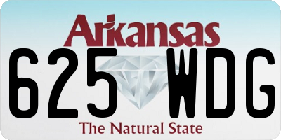 AR license plate 625WDG