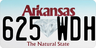 AR license plate 625WDH
