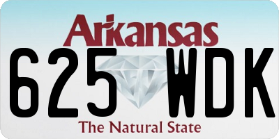 AR license plate 625WDK