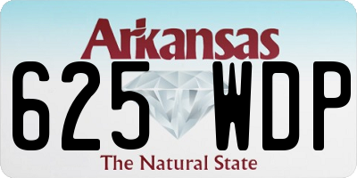 AR license plate 625WDP