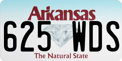AR license plate 625WDS