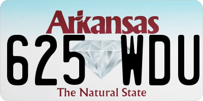 AR license plate 625WDU