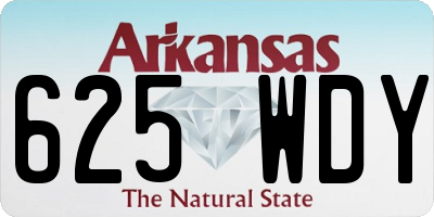AR license plate 625WDY