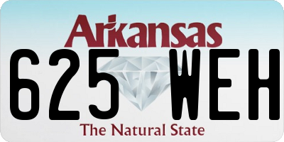 AR license plate 625WEH