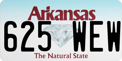 AR license plate 625WEW