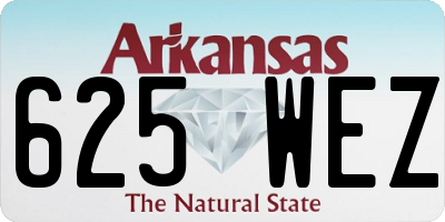 AR license plate 625WEZ
