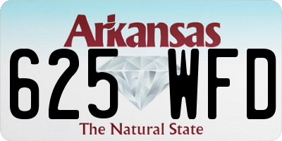 AR license plate 625WFD