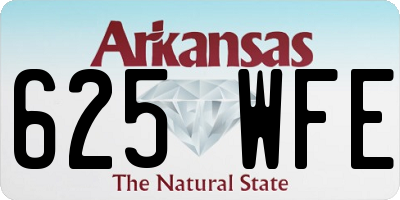 AR license plate 625WFE
