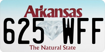 AR license plate 625WFF