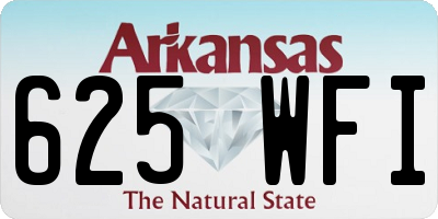 AR license plate 625WFI