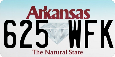 AR license plate 625WFK