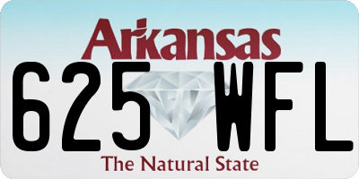 AR license plate 625WFL
