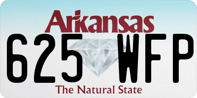 AR license plate 625WFP