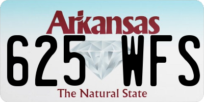 AR license plate 625WFS