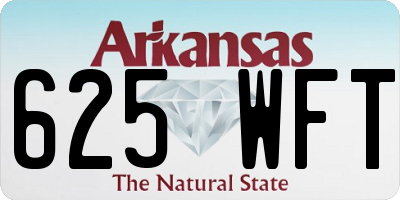 AR license plate 625WFT