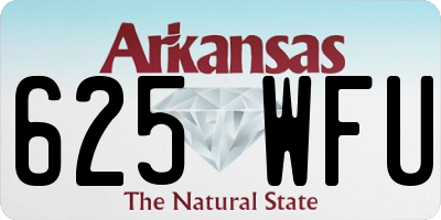 AR license plate 625WFU
