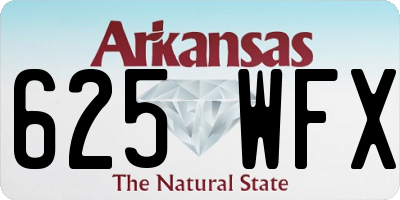 AR license plate 625WFX