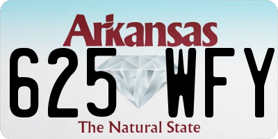AR license plate 625WFY