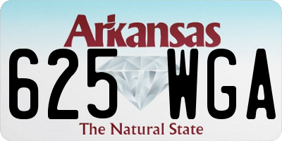 AR license plate 625WGA