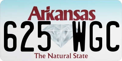 AR license plate 625WGC
