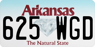 AR license plate 625WGD