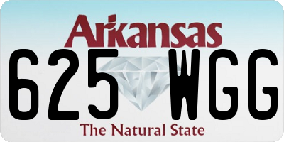 AR license plate 625WGG