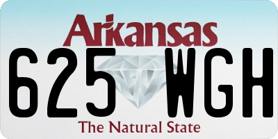 AR license plate 625WGH