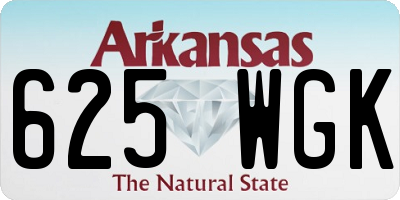 AR license plate 625WGK