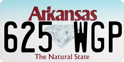 AR license plate 625WGP