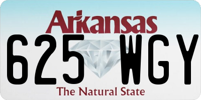 AR license plate 625WGY