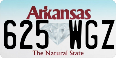 AR license plate 625WGZ