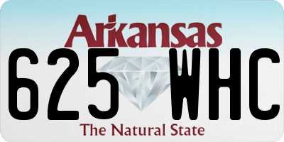 AR license plate 625WHC