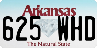 AR license plate 625WHD