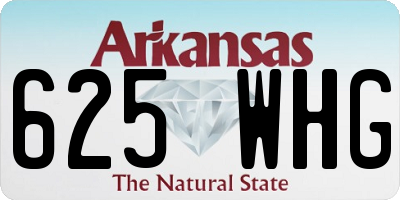 AR license plate 625WHG
