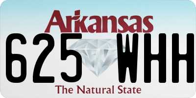 AR license plate 625WHH