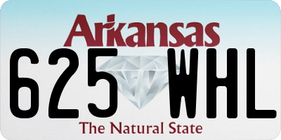 AR license plate 625WHL