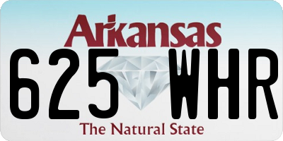 AR license plate 625WHR