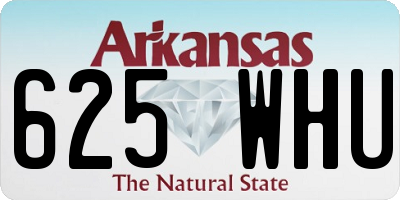 AR license plate 625WHU