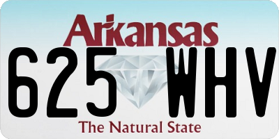 AR license plate 625WHV