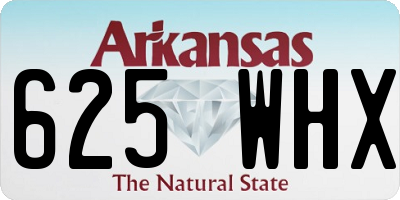 AR license plate 625WHX