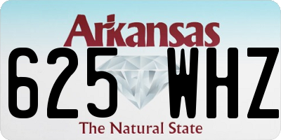 AR license plate 625WHZ