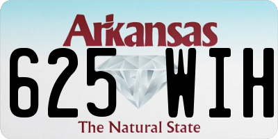 AR license plate 625WIH