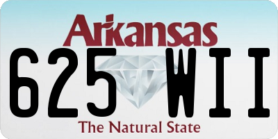 AR license plate 625WII