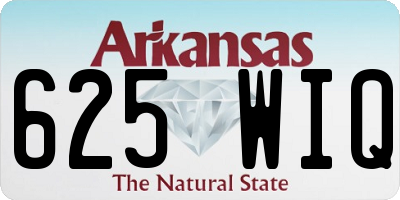 AR license plate 625WIQ
