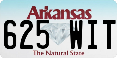 AR license plate 625WIT